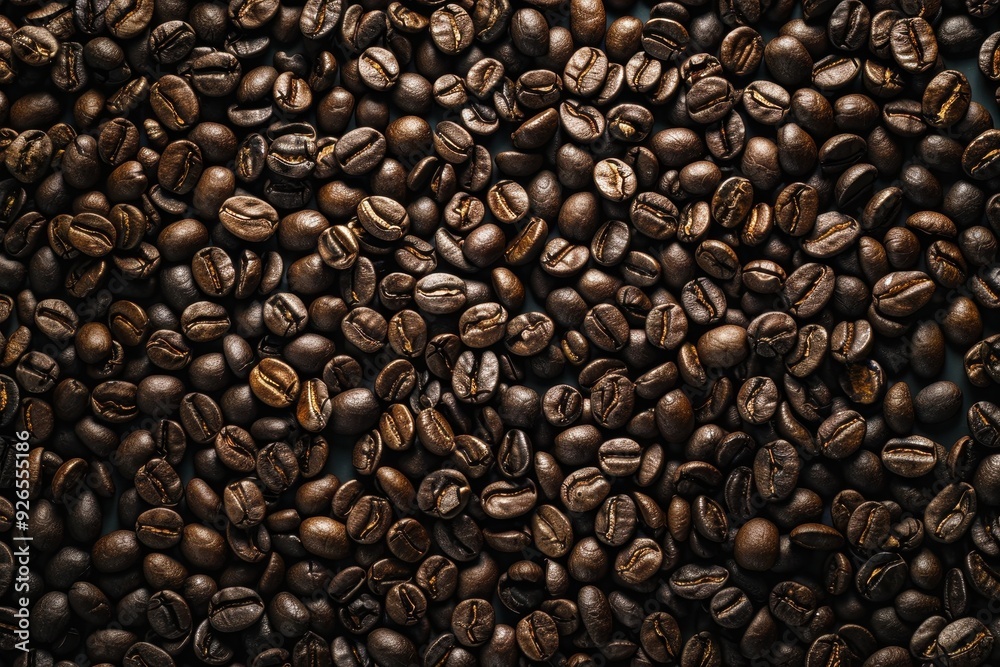 Close-up of roasted coffee beans with rich, dark brown tones, creating a textured background. Close-up of roasted coffee beans with rich, dark brown tones, creating a textured background.