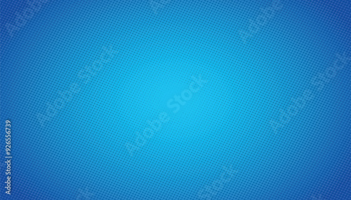 Pop art cartoon blue vector background. Abstract background halftone dots design. Pop art illustration. stock vector.