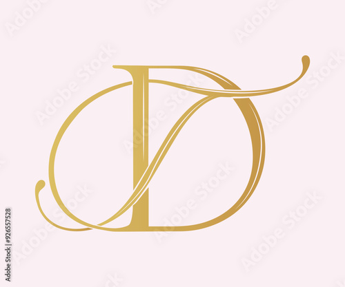 TD, DT, logo TD, Letter TD,monogram TD, vector, logo, Wedding Monogram Initials, Wedding Logo, Wedding Monogram,Logo Design