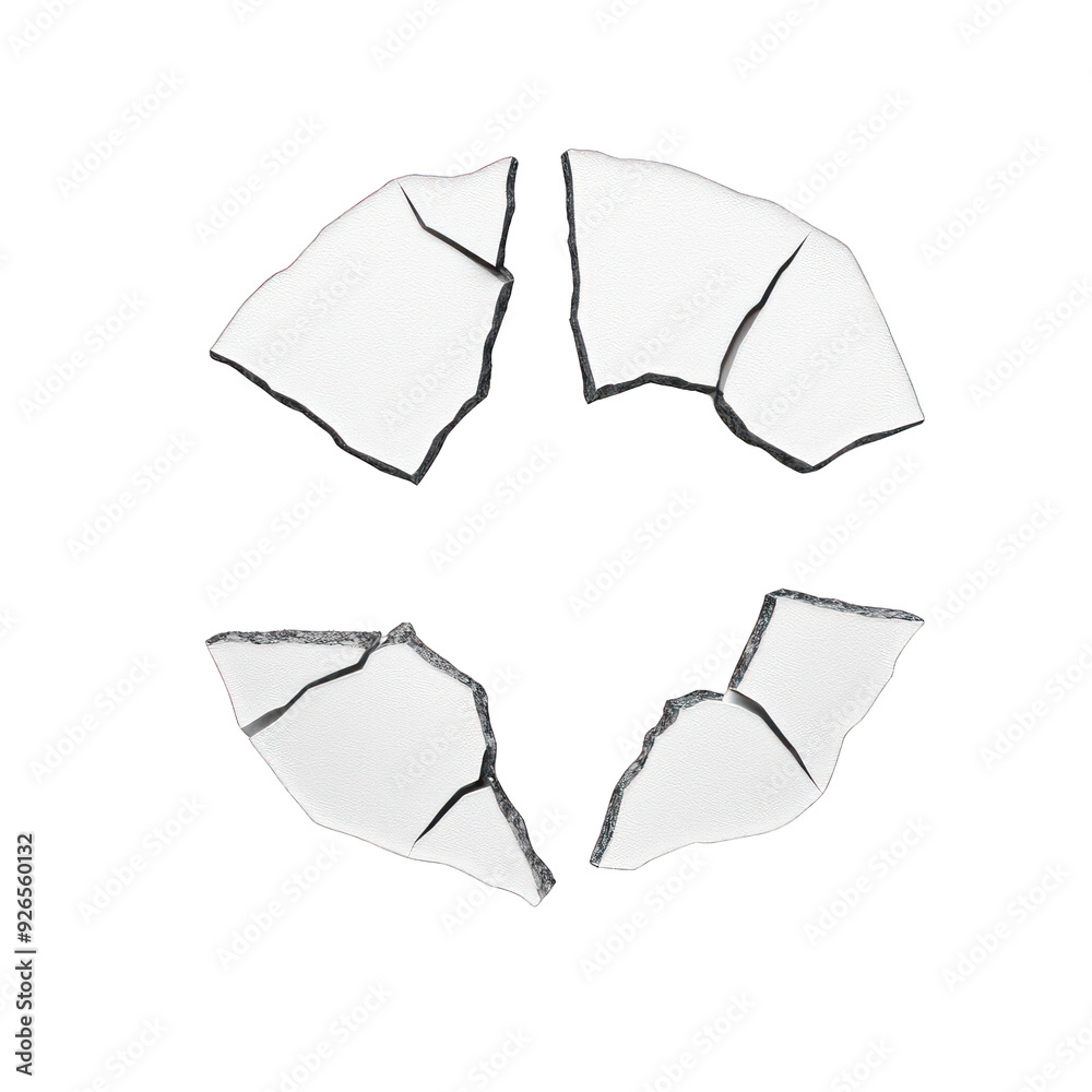 A cracked fragmentation symbol representing brokenness or damage, ideal for design and creative projects. transparent background A cracked fragmentation symbol representing brokenness or damage, ideal for design and creative projects. transparent background