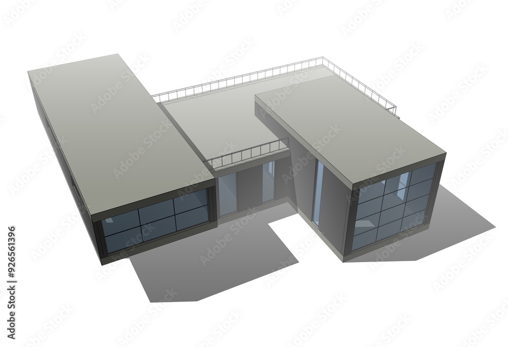 house building sketch architecture 3d illustration house building sketch architecture 3d illustration