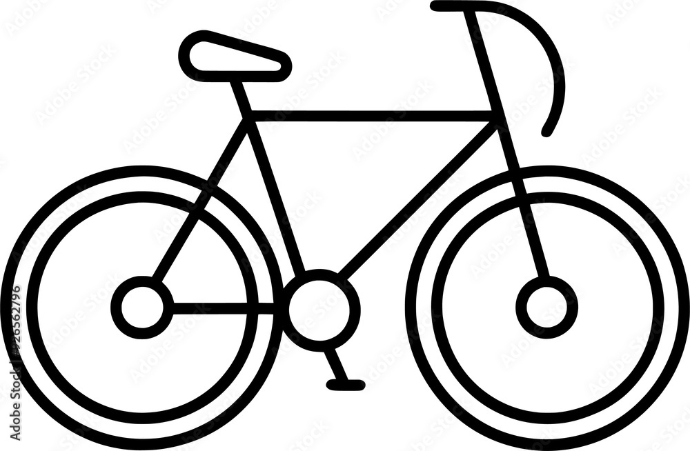 unique bicycle icon 