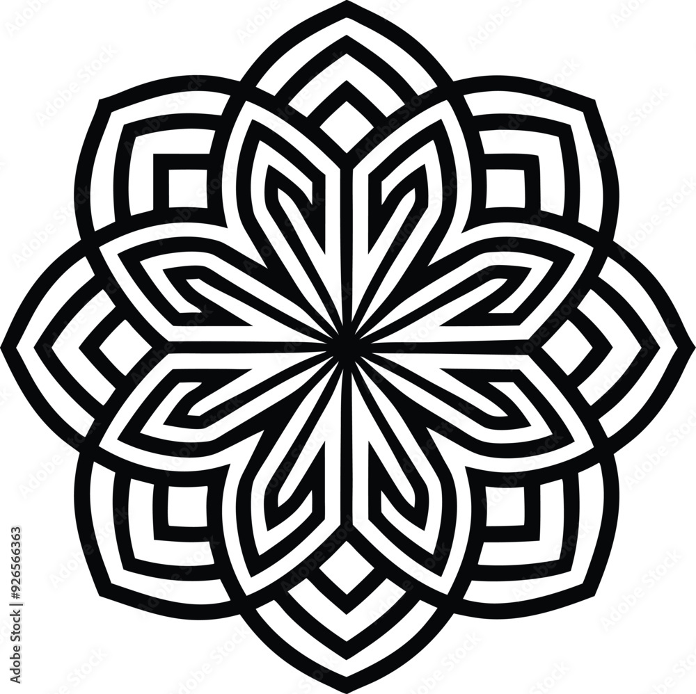 Seamless traditional Japanese ornament pattern illustration Seamless traditional Japanese ornament pattern illustration