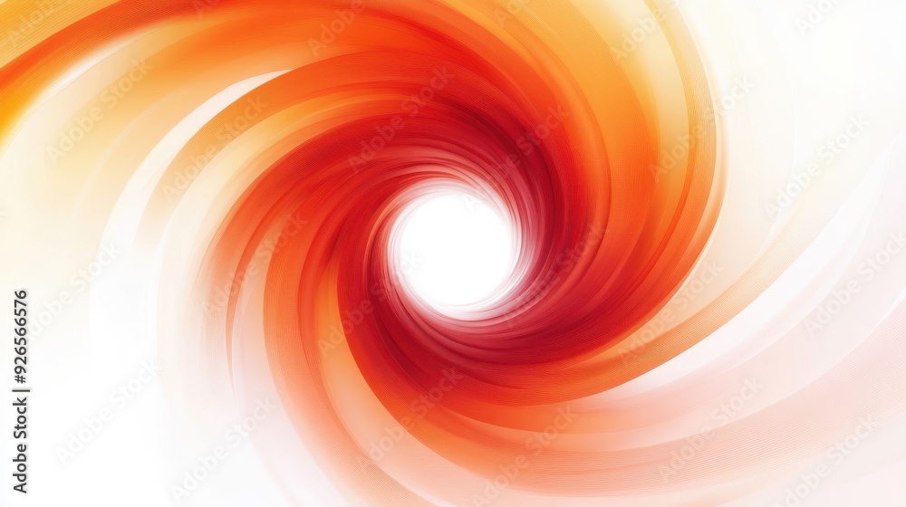 Gradient spiral blur vibrant orange and red empty white background Gradient spiral blur vibrant orange and red empty white background