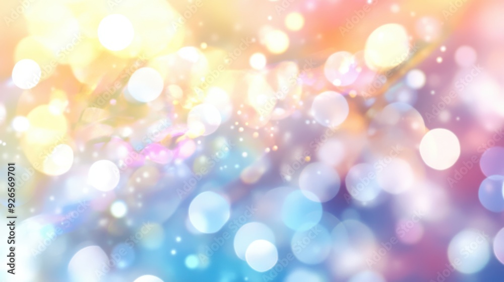 Abstract bokeh effect soft pastel colors isolated white background Abstract bokeh effect soft pastel colors isolated white background