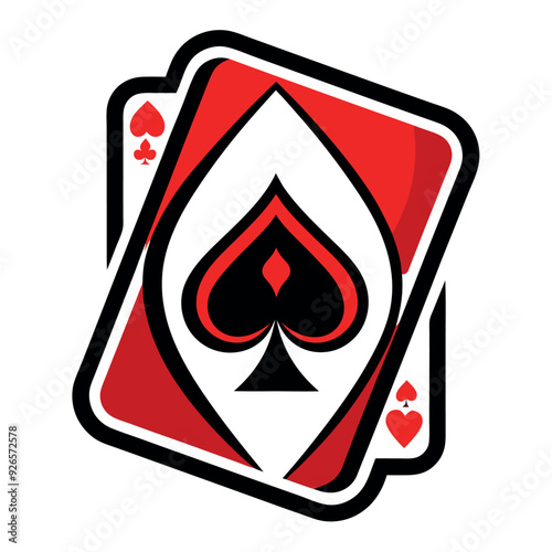 Classic Playing Card Vector Design Illustration