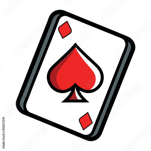 Classic Playing Card Vector Design Illustration