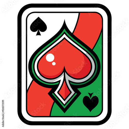 Classic Playing Card Vector Design Illustration