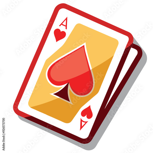 Classic Playing Card Vector Design Illustration