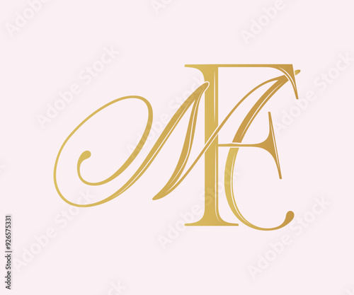 MF,FM, logo MF, Letter MF,monogram MF, vector, logo, Wedding Monogram Initials, Wedding Logo, Wedding Monogram,Logo Design