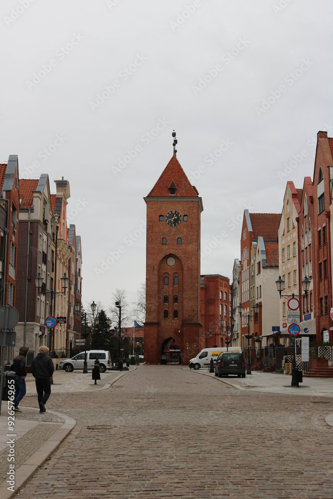 Obraz premium brama targowa w Elblągu