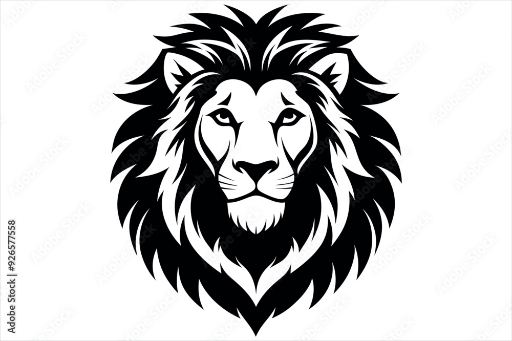Lion Head logo icon, lion face vector Illustration, on an isolated Background Lion Head logo icon, lion face vector Illustration, on an isolated Background