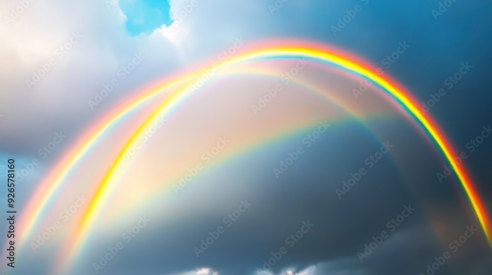 Double Rainbow After the Storm
