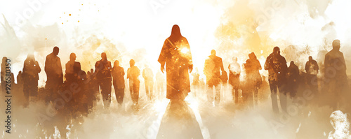 Jesus Leading the People.