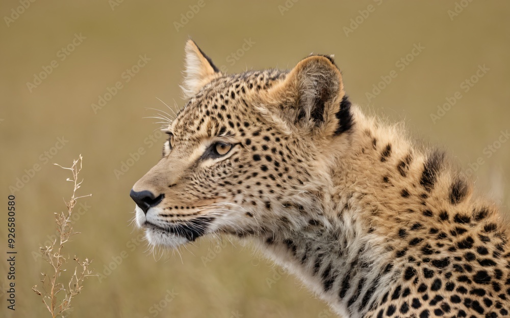 Fototapeta premium Close-up of a wild animal in its natural habitat.