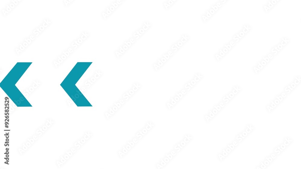 Direction arrow animation. Loop animation of a moving arrow pointing to the left on white background Direction arrow animation. Loop animation of a moving arrow pointing to the left on white background