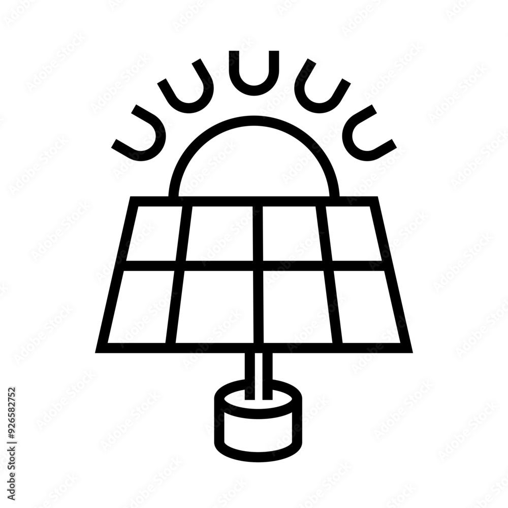 Solar Power icon Design Solar Power icon Design