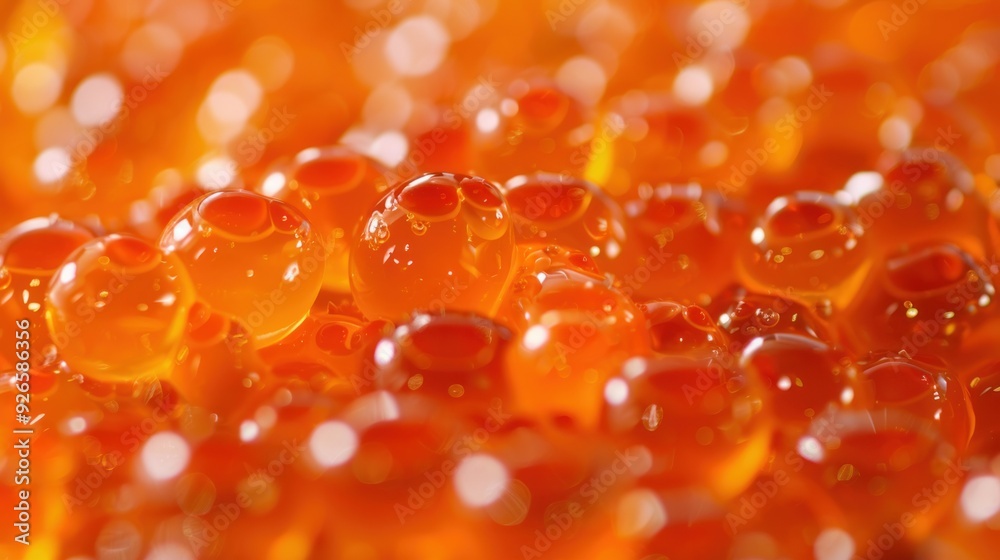 Salmon roe, beautiful colors, very appetizing Salmon roe, beautiful colors, very appetizing