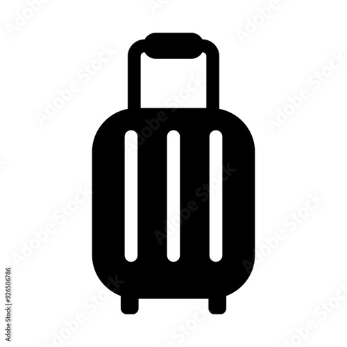 Suitcase icon vector illustration graphic design