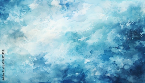 Frozen lake flat design top view icy surface watercolor Complementary Color Scheme