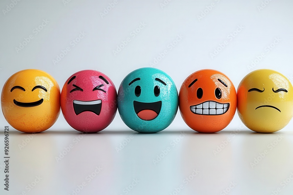 vibrant emoji faces expressing diverse emotions arranged in a grid pattern on a pristine white backdrop showcasing a spectrum of human feelings vibrant emoji faces expressing diverse emotions arranged in a grid pattern on a pristine white backdrop showcasing a spectrum of human feelings