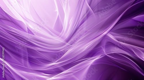 Abstract purple and white flowing wave patterns creating a dynamic and calming visual effect.