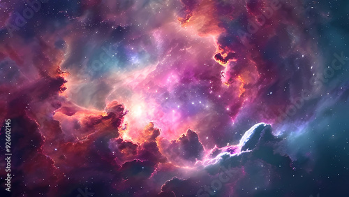 nebula and space