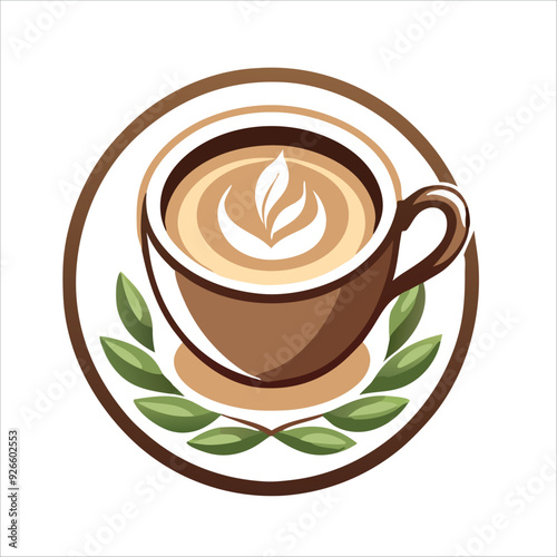 Coffee vector for logo, template, restaurant menu and so on