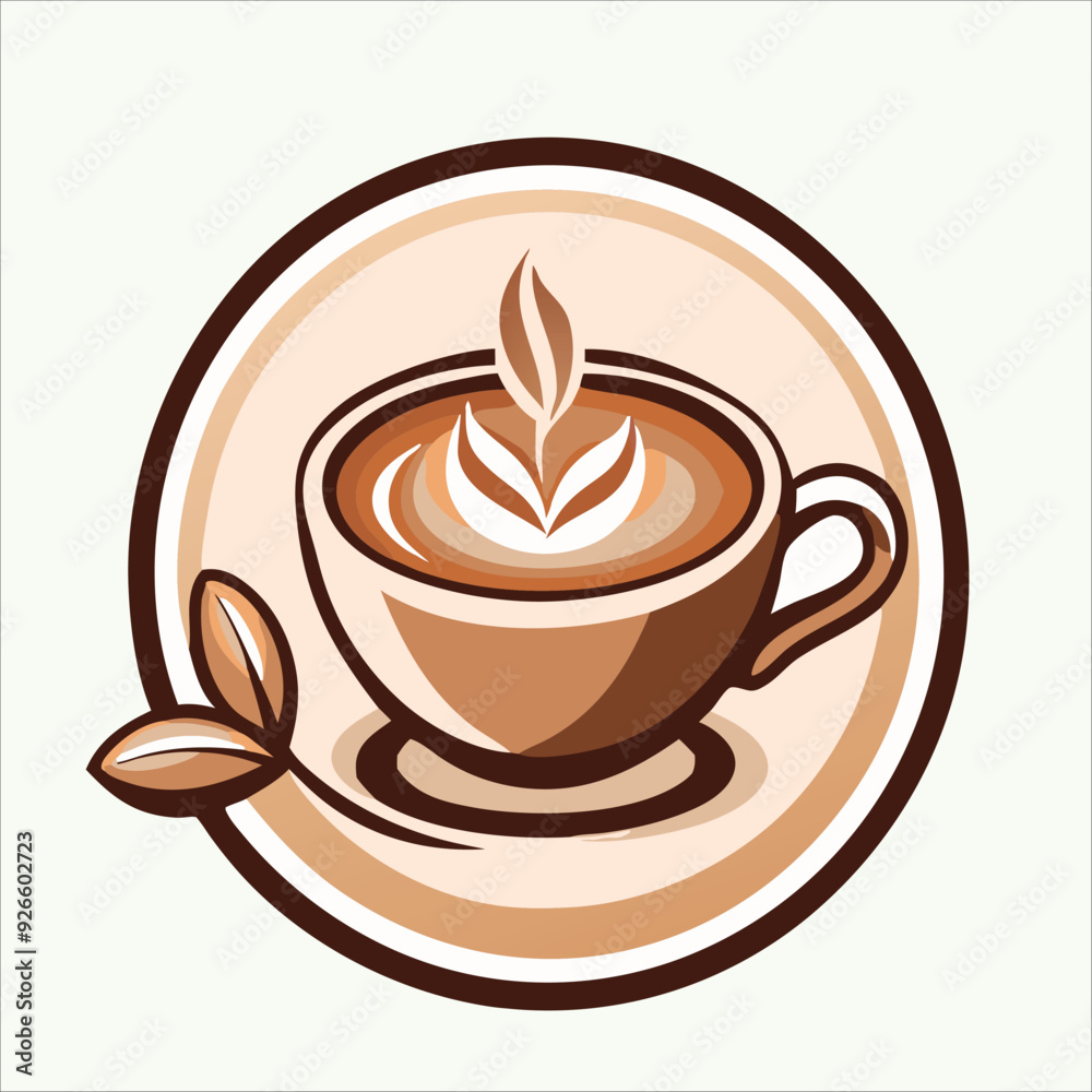 Obraz premium Coffee vector for logo, template, restaurant menu and so on