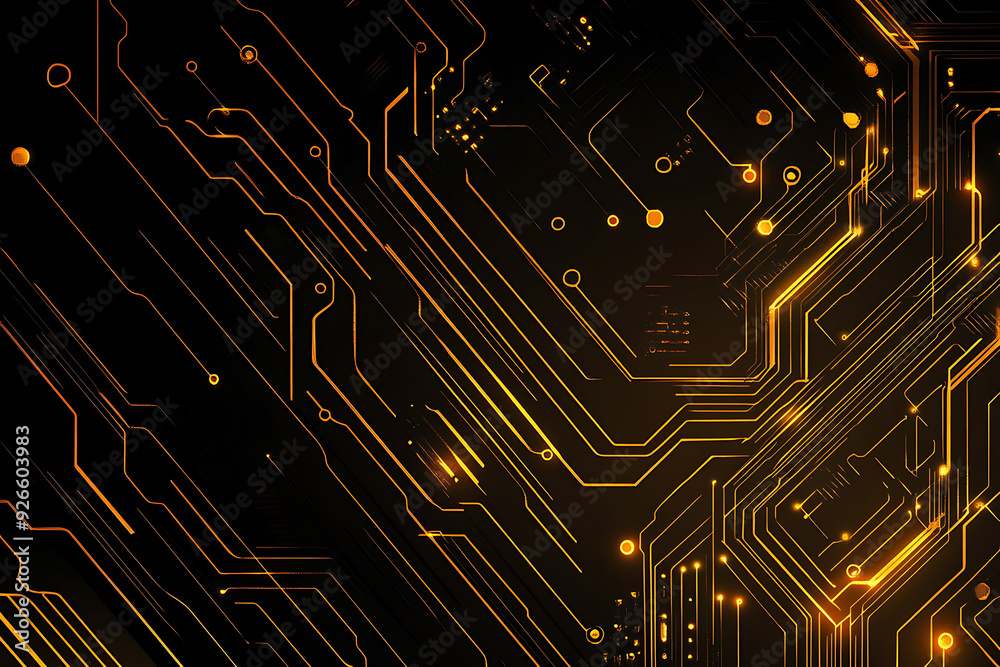 A modern abstract design with gold lines and dots symbolizing network science and technology on a high-tech dark background, perfect for templates, web design, and presentations.
A modern abstract design with gold lines and dots symbolizing network science and technology on a high-tech dark background, perfect for templates, web design, and presentations.