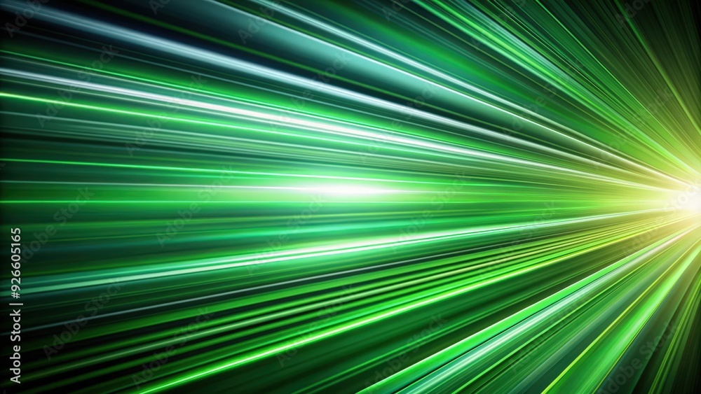 Fast moving green light with motion blur, stripes, background, green, light, motion blur, fast, moving, stripes, abstract