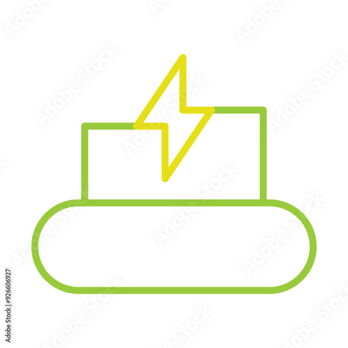Current Flow icon Design