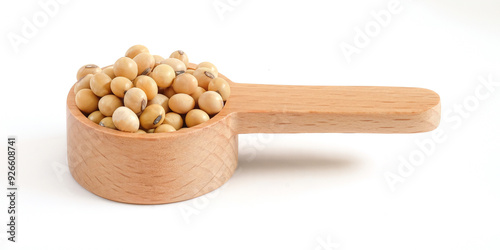 Obraz na płótnie Soybean close up on white background. w salonie