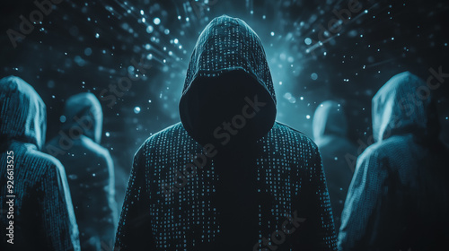 Hackers are planning to hack and attack Zeroday networks and cyber security systems in Smart digital city with connection network  photo