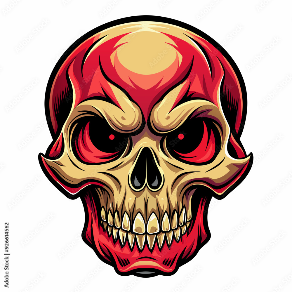 Fototapeta premium Day of the Dead celebration Sugar Skull vector illustration 