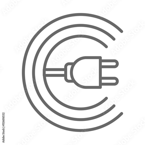 Plug icon Design