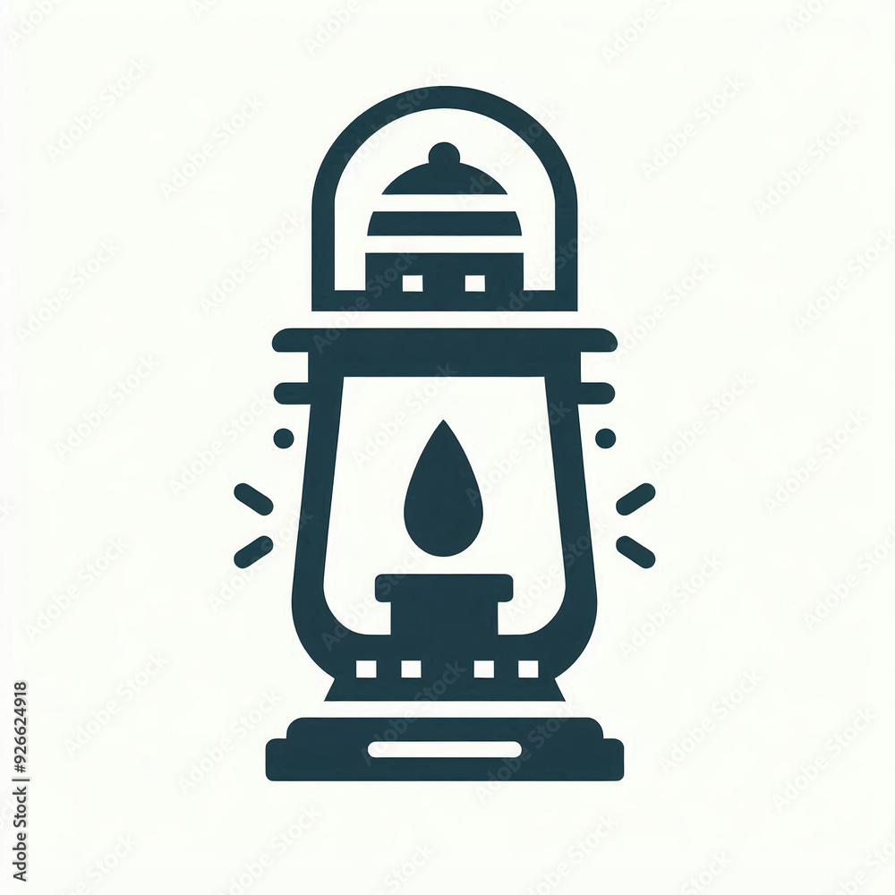 silhouette lantern thin lines flat colors silhouette lantern thin lines flat colors