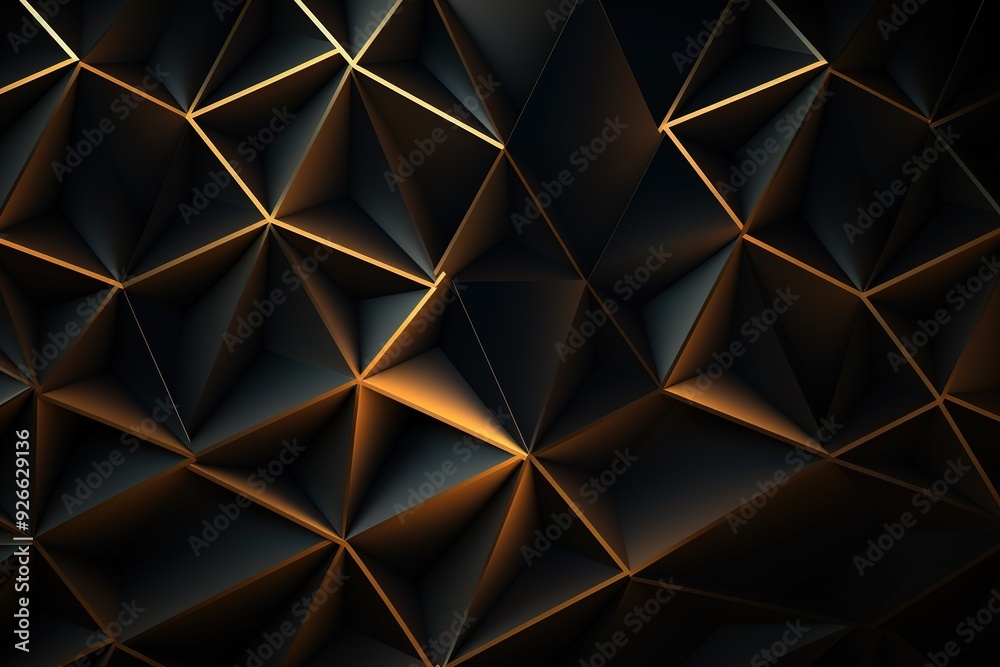 Abstract geometric black and gold pattern. Abstract geometric black and gold pattern.