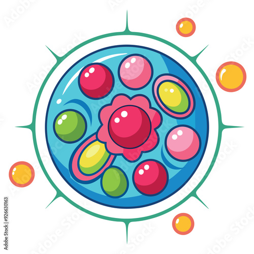 Stem Cell Diagram Vector Design Illustration
