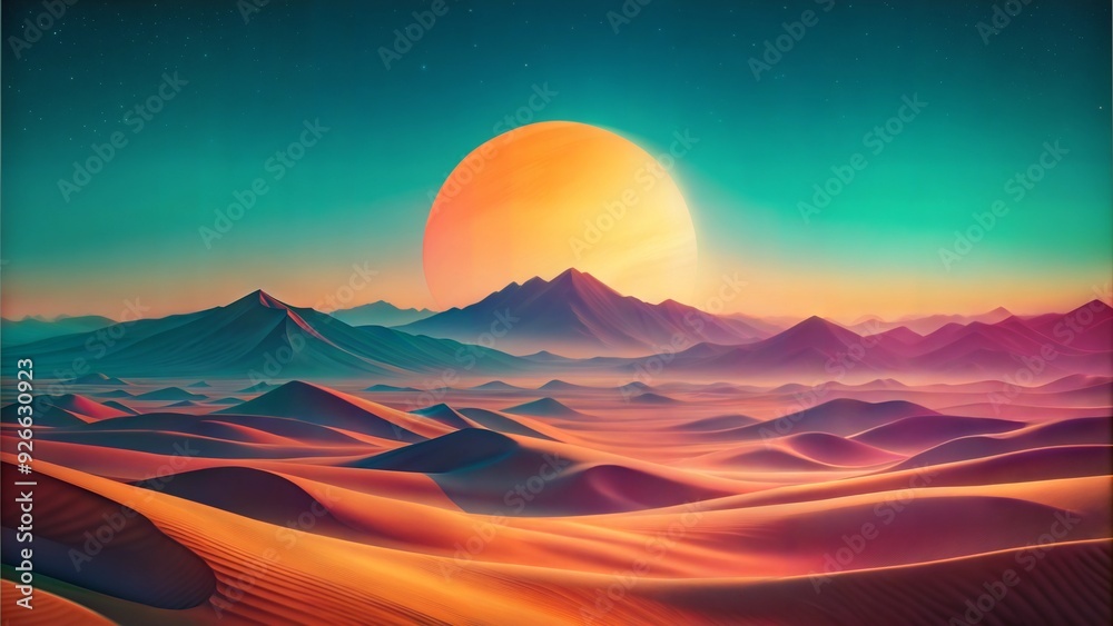 retro desert background retro desert background