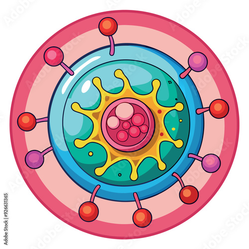 Stem Cell Diagram Vector Design Illustration