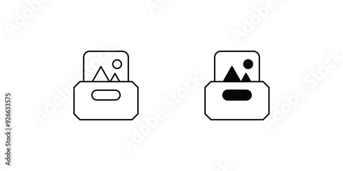 collectible set icon with white background vector stock illustration