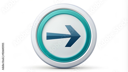 Free Download A stylized miles icon, represented by a circular badge with a subtle arrow, symbolizing distance and progress, set against a clean white background. - GFXLoad