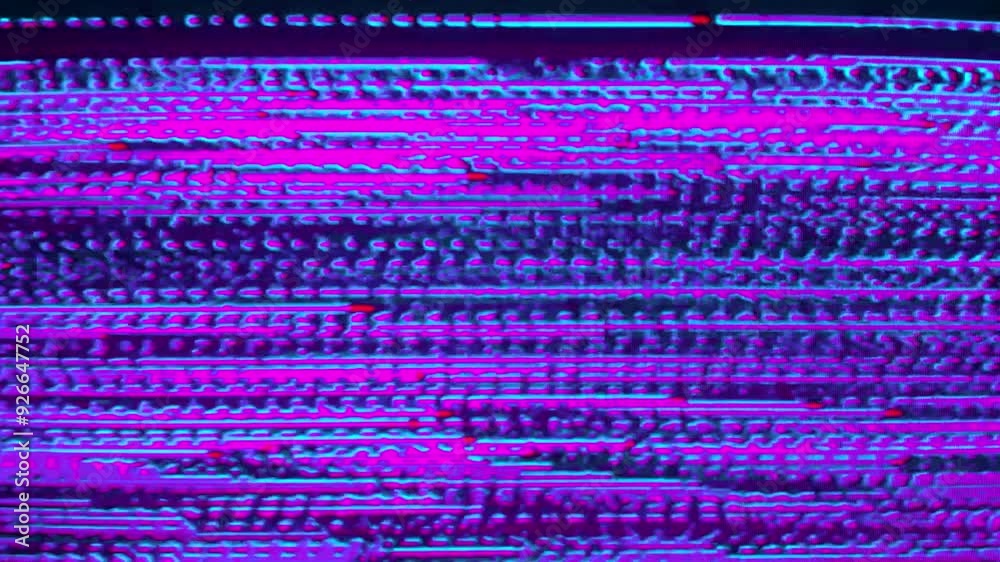 Defects and interference of the video signal. The effects of noise and malfunction of the TV, computer. Glitches and static noise background of video transmission tv white noise static loop 