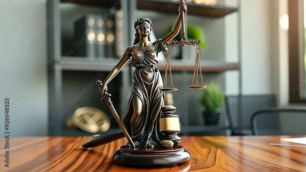 Themis, the embodiment of justice, graces the table with her presence, her figurine evoking a sense of solemnity Themis, the embodiment of justice, graces the table with her presence, her figurine evoking a sense of solemnity