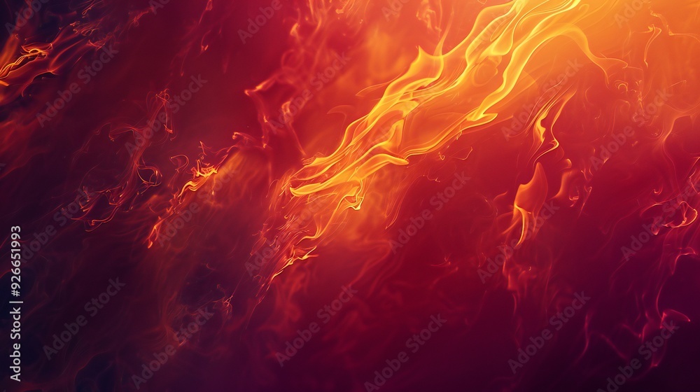 Comic background with red and orange flames, adding a fiery, intense atmosphere. Comic background with red and orange flames, adding a fiery, intense atmosphere.