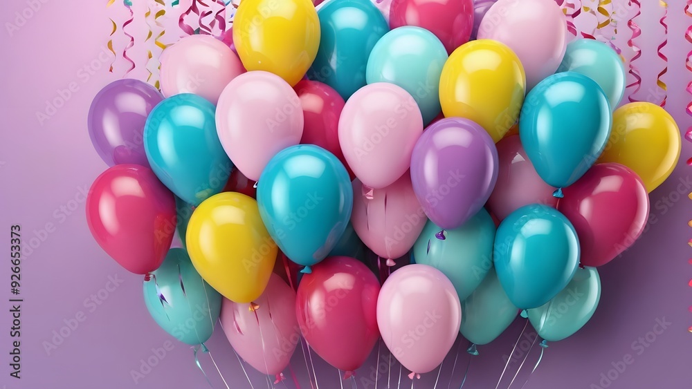colorful balloons in the air colorful balloons in the air