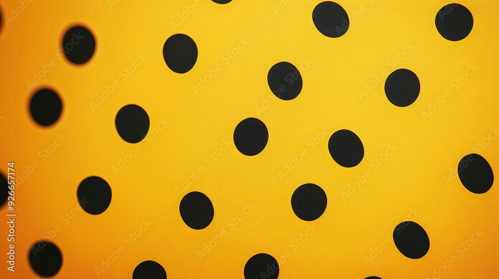 Yellow comic background with black polka dots and jagged edges, providing a fun, quirky look. Yellow comic background with black polka dots and jagged edges, providing a fun, quirky look.