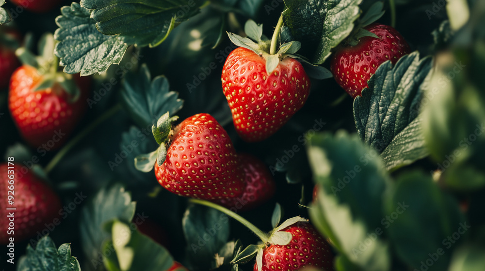 strawberries in the garden strawberries in the garden