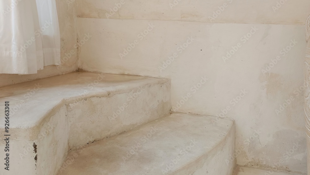 Elegant Stone Staircase with Minimalist Design Elegant Stone Staircase with Minimalist Design